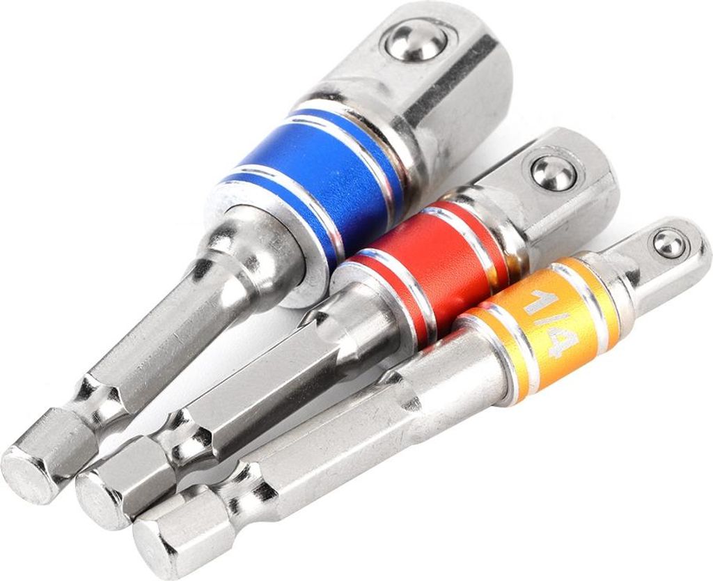 3Stück/Satz Sechskant-Bohrer-Einsatz-Adapter Antrieb Elektro-Schlagschrauber 1/4in 3/8in 1/2inTyp B