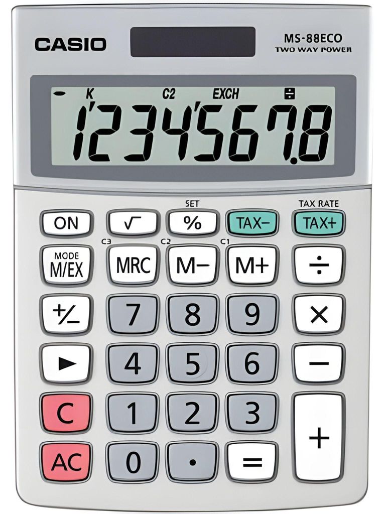 Casio® MS-88ECO Öko-Tischrechner MS-88 ECO Immagine del prodotto 