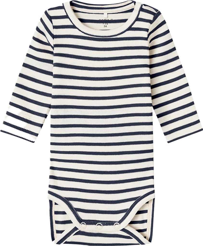 Name It Bani Langarm-body Weiß,Blau 12 Months Junge Weiß,Blau 12 Months
