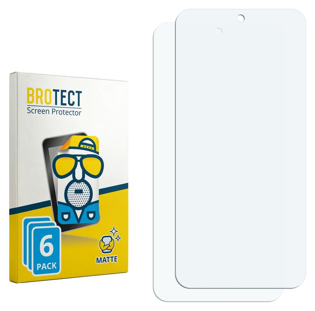 2x BROTECT Schutzfolie für TCL NXTPAPER 60 Ultra 4G Displayschutz Displayschutzfolie Folie Matt Entspiegelungsfolie