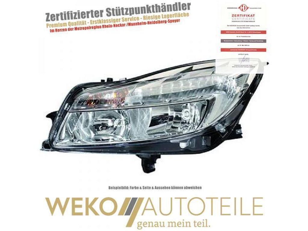 Scheinwerfer rechts DIEDERICHS 1826980 für OPEL