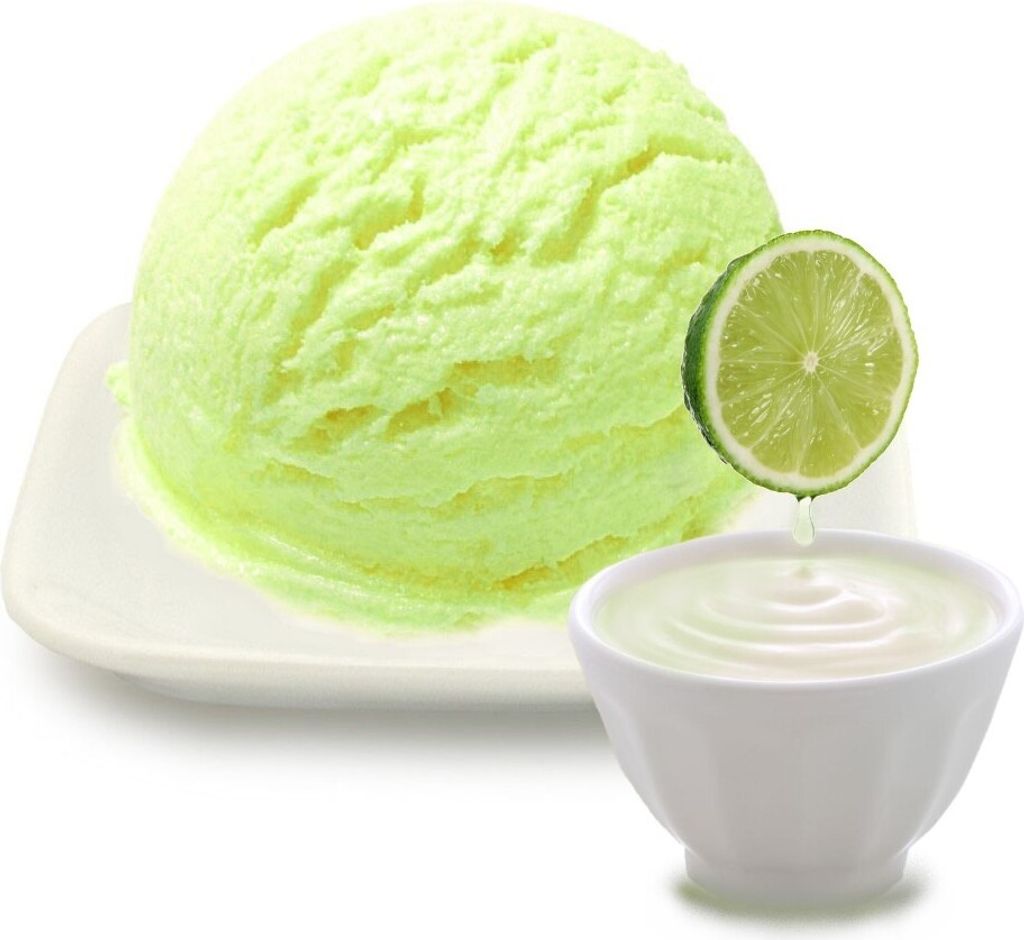 Joghurt Limette Low Carb Eis Pulver Vegan Zucker-, laktosefrei 1 kg