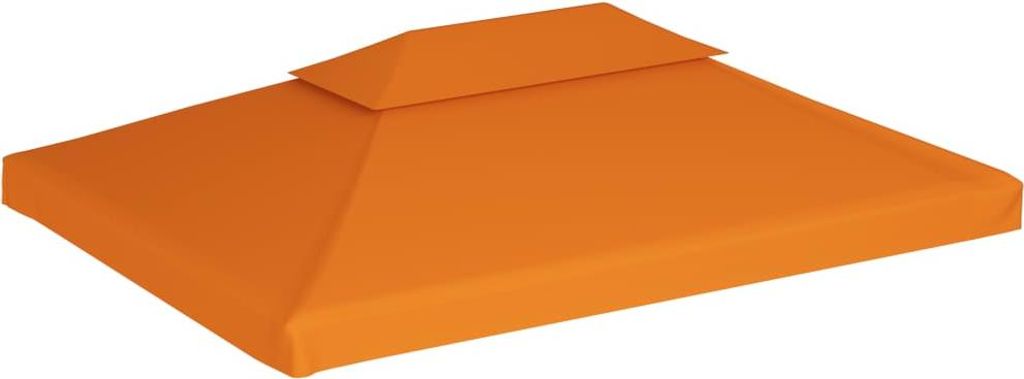 vidaXL Pavillon-Ersatzdach 310 g/m² Orange 3x4 m
