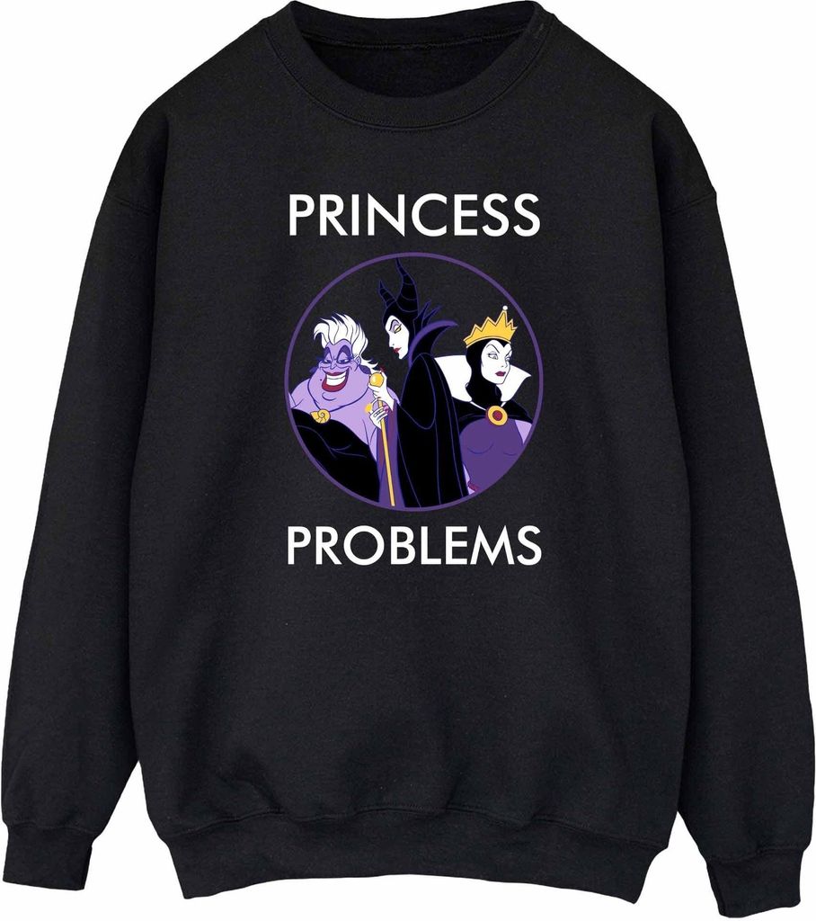 Disney - "Princess Headaches" Sweatshirt für Damen BI47557 (S) (Schwarz)
