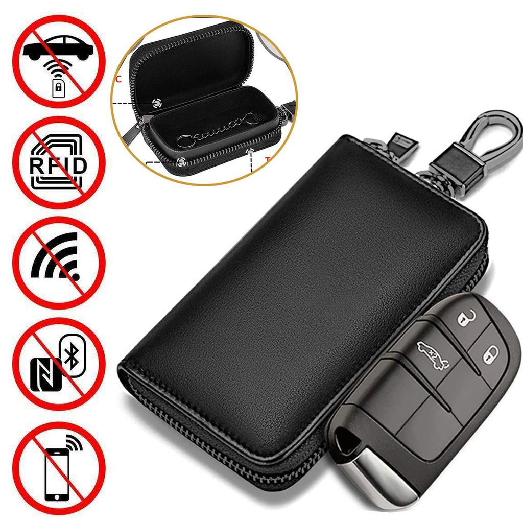 Schlüsseltasche,Keyless Go Schutz Autoschlüssel, 2er Pack Mini RFID  Autoschlüssel Schutz Keyless Go Schutzhülle Funkschlüssel Abschirmung