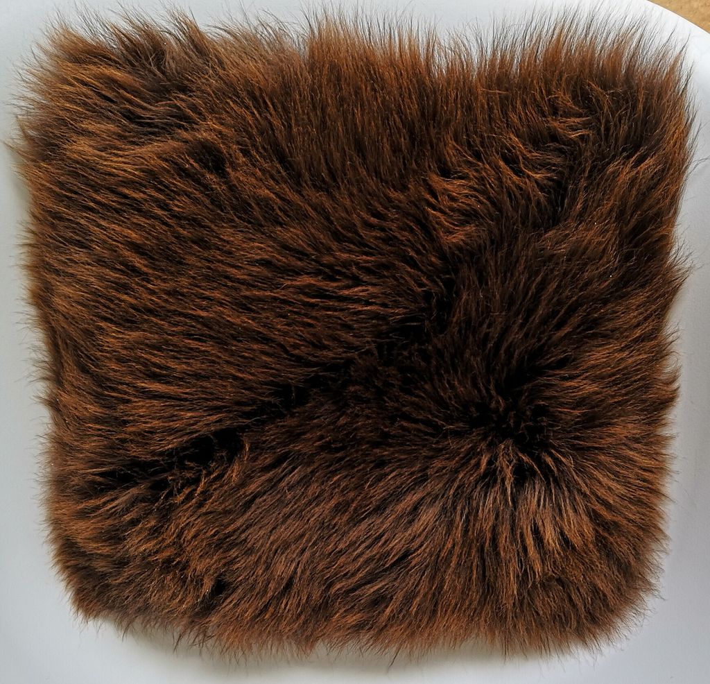 Sitzauflage NADI aus echtem Merino Lammfell hochwollig Produktbild 