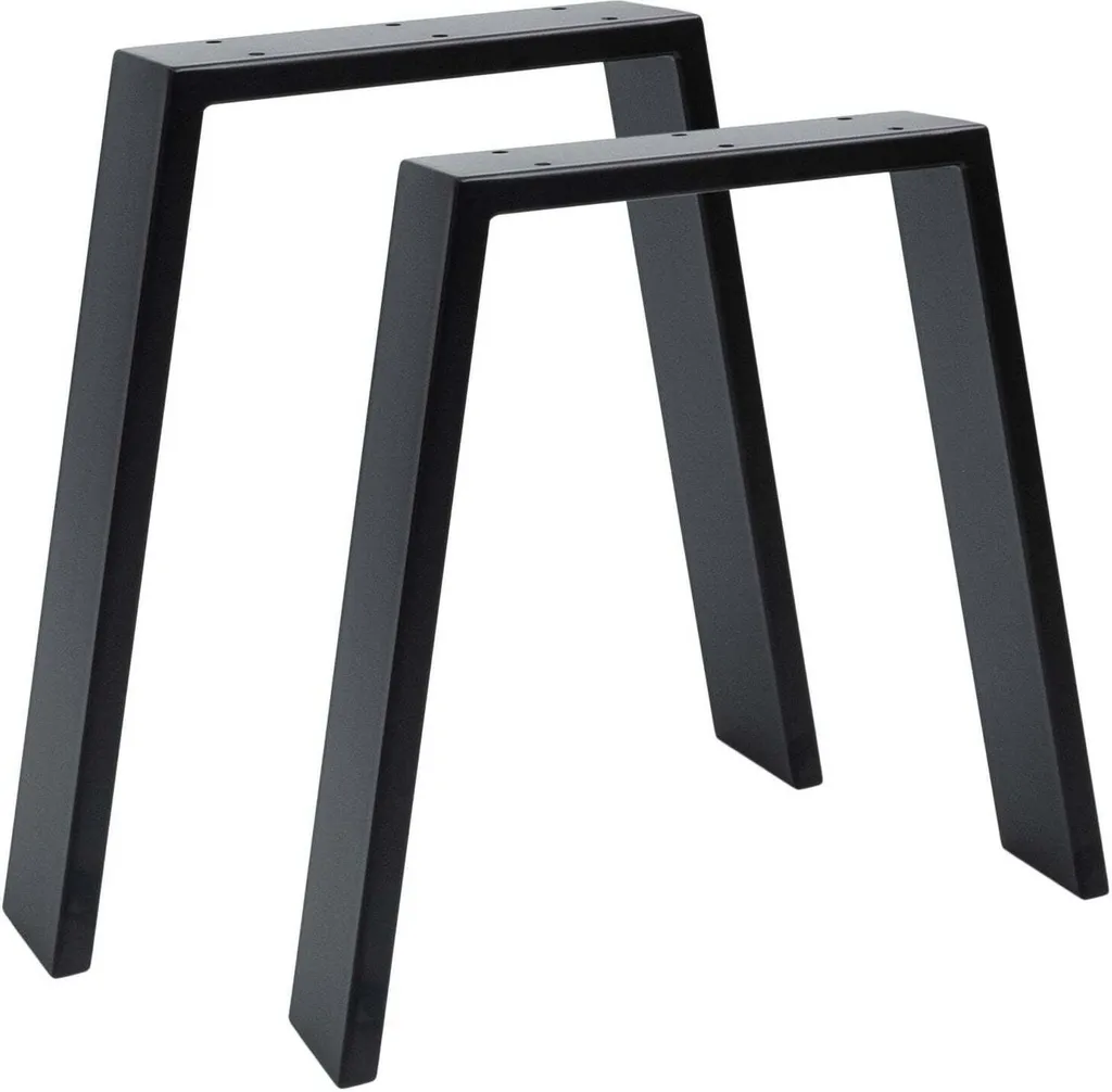 Natural Goods Berlin CLASSIC: Gambe per Tavolino e Panca in Nero 42cm
