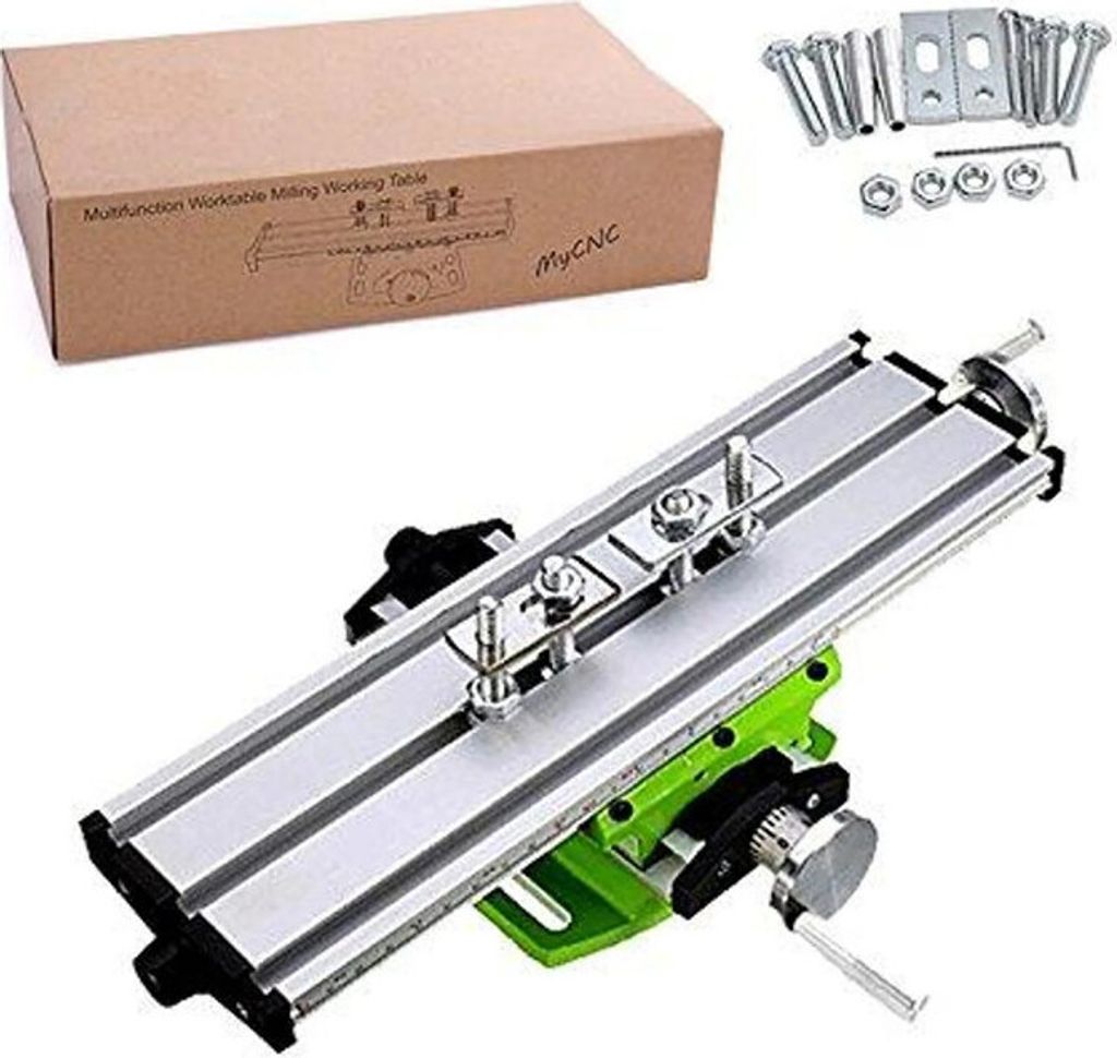 Werkbank I Multifunktionskreuztisch für Fräsmaschine & Drehmaschine 310*90mm