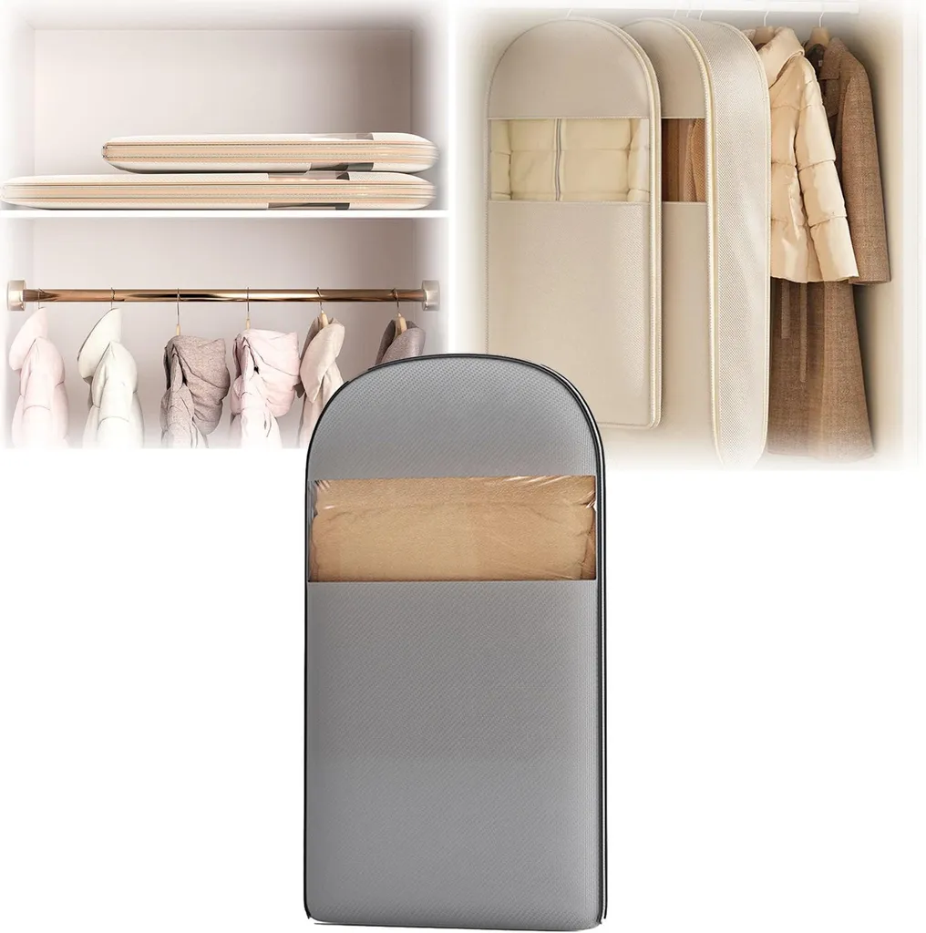 Rangement peu encombrant pour armoire : Sac à vêtements suspendu Pro