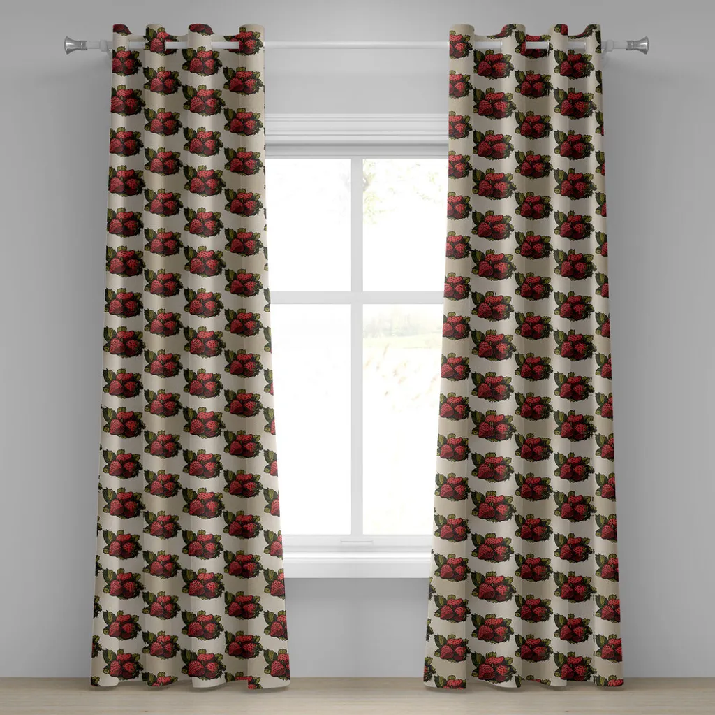 ABAKUHAUS Tenda Decorativa Fragola - Idea Regalo Arredo Casa 280x225