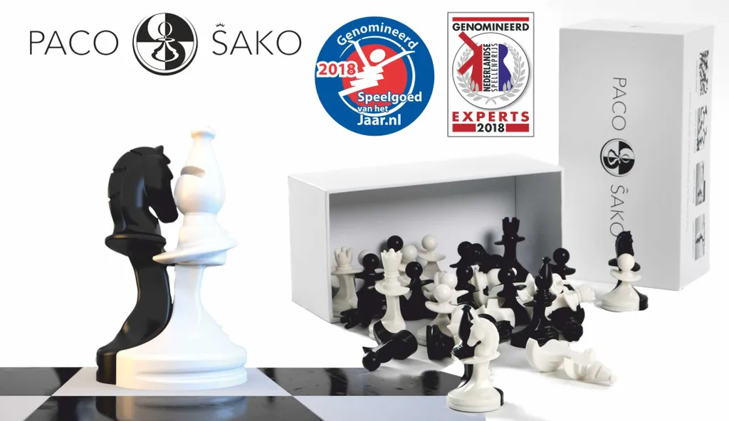 Jeu d'échecs Paco Sako Échec à la paix : Design innovant et pièces fusion