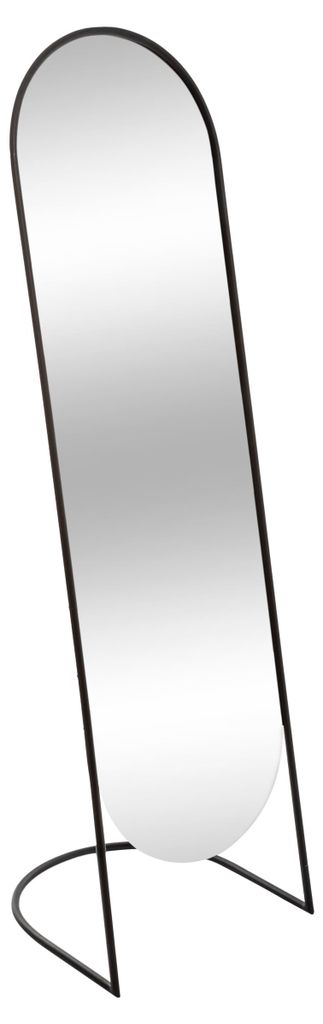 Standspiegel schwarz metall schwarz h140cm  - Atmosphera Image du produit 