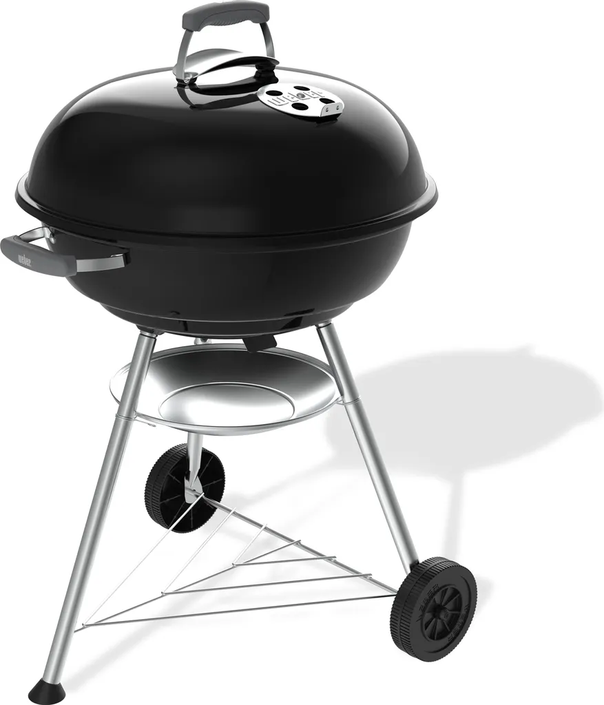 Barbecue au charbon Weber 57 cm Compact Kettle : cuisson homogène garantie