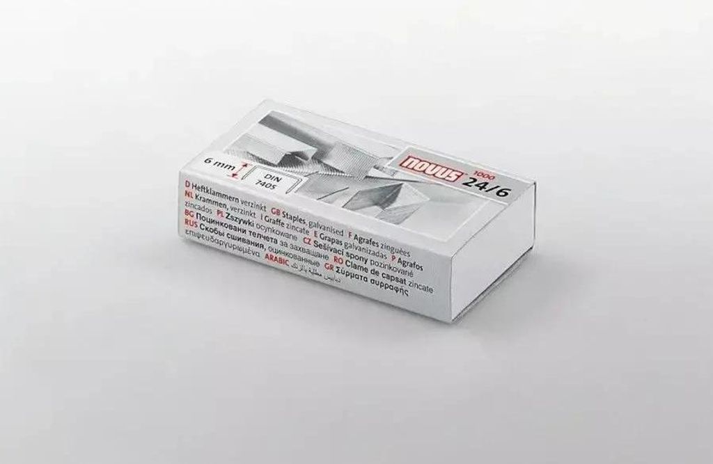Novus 040-0026, Balík svorek, 6 mm, Upevnění, 1000 svorek, Obrázek produktu 