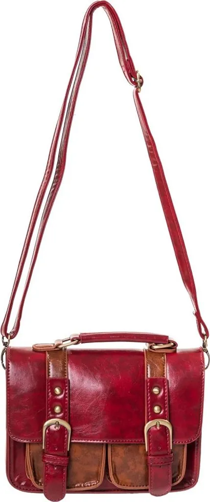 Sac Leila Red Banned : Le Sac à Main Rouge qui Règle vos Soucis de Rangement