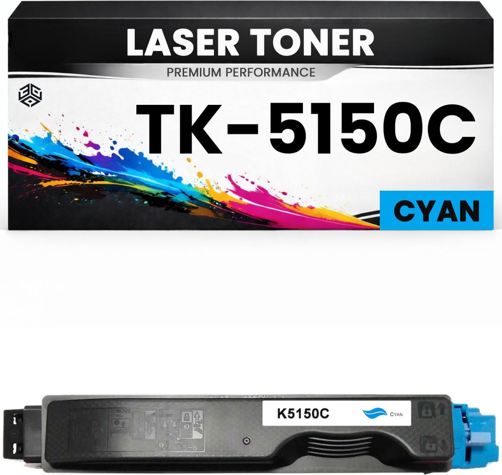 XXL Toner kits kompatibel für Kyocera TK-5150C ECOSYS M6035cidn ECOSYS M6535cidn ECOSYS P6035cdn in Cyan