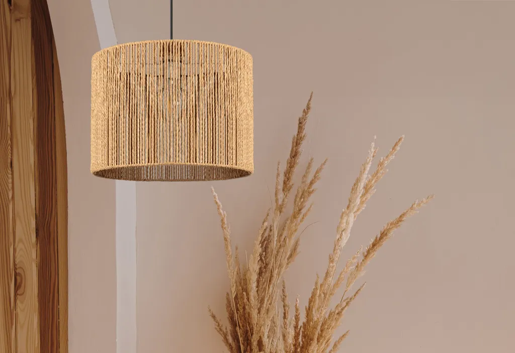 Lustre Suspension Boho 25cm Marron - Éclairage de Plafond Toolight - 7