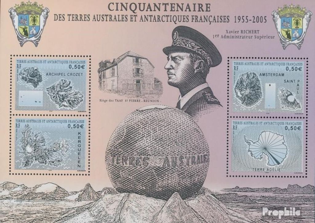 Briefmarken Französ. Gebiete Antarktis 2005 Mi Block13 (kompl.Ausg.) postfrisch Süd und Antarktisgebiete