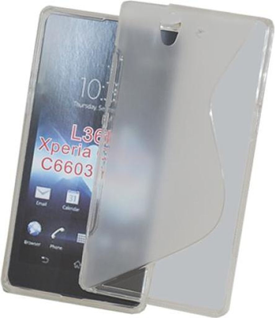 Silikonhülle S-Line" für Sony Xperia Z transparent