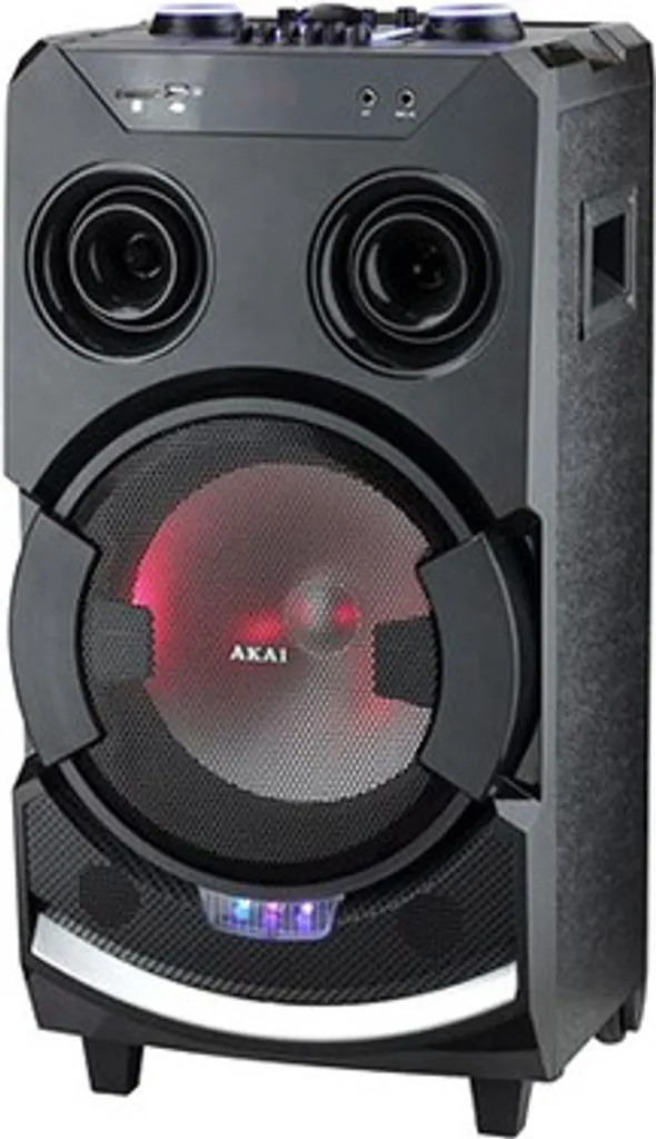Akai ABTS-112 Enceinte Trolley 600W avec Bluetooth et Subwoofer 12 Pouces