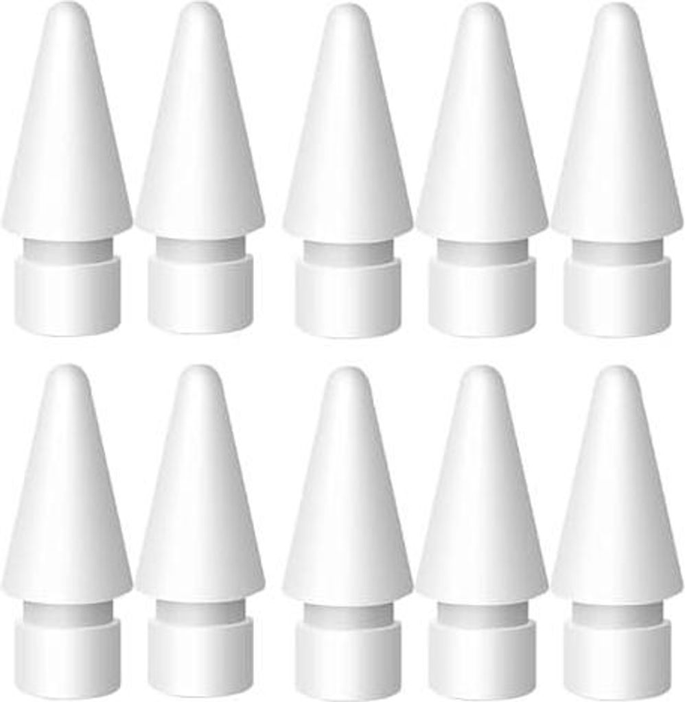 10 Stück Spitzen Ersatz für Pencil 1/2/Pro Generation, Hochempfindliche Ersatzspitzen und Präziser Steuer Stift/Eingabestift