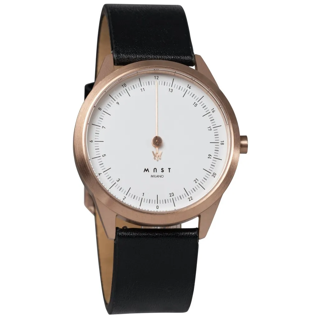 Montre Élégante pour Homme et Femme Mast Milano Uni Blanche et Rose