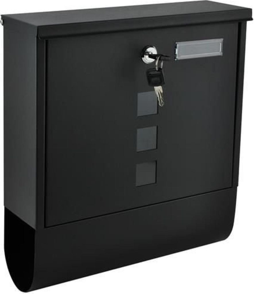 Malatec 6244 - Postvak, zwart Productafbeelding 
