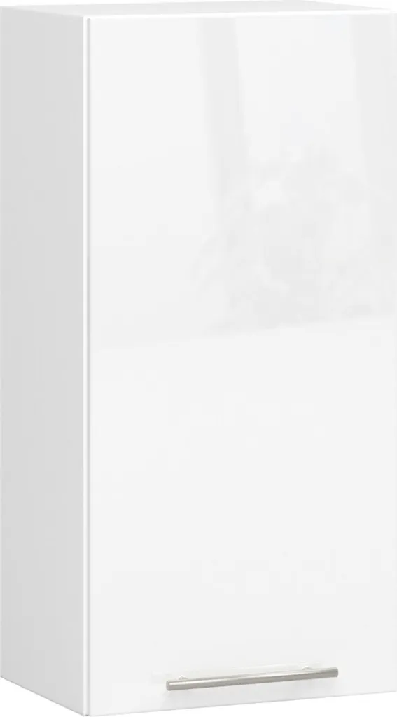 Pensile Cucina Oliwia Akord 40x30x72 cm Bianco Lucido Componibile