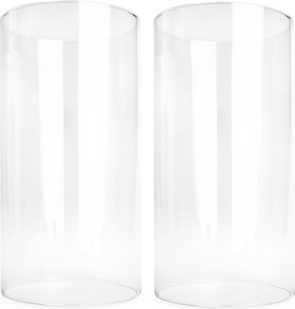 2 x sklenený valec bez podstavca V: 20 cm Ø10 cm držiak na Obrázok produktu 