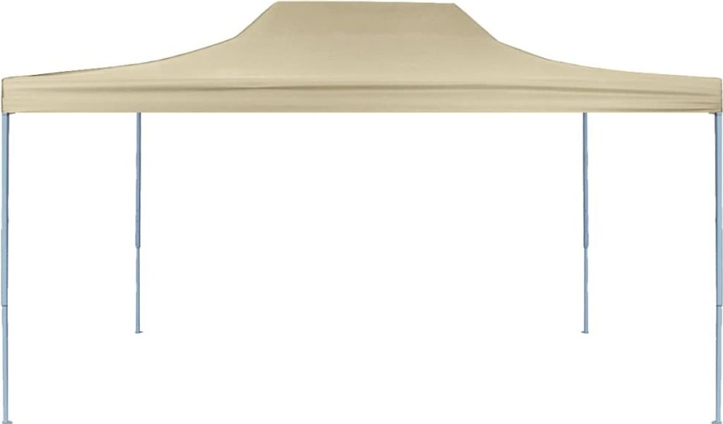 vidaXL Profi-Partyzelt Faltbar 3×4 m Stahl Creme