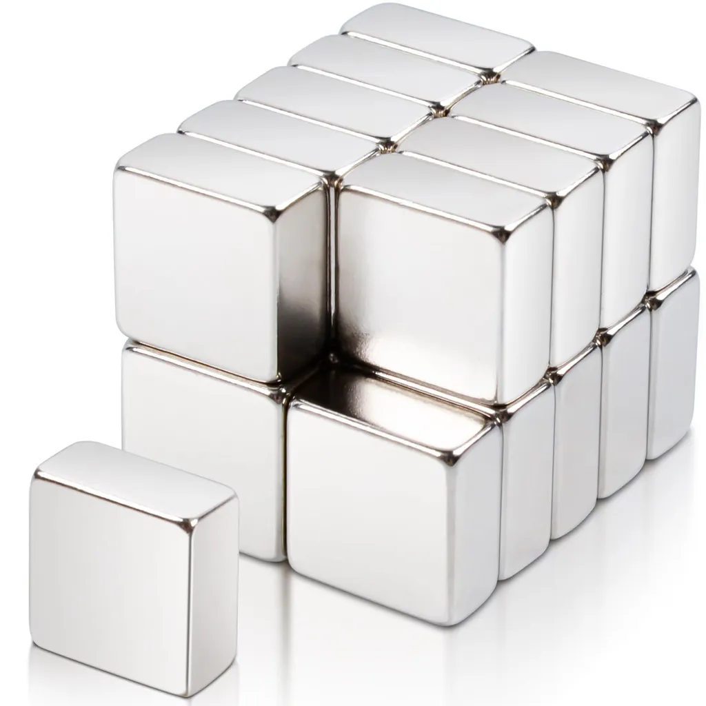 20 Aimants Rectangulaires Ultra-Puissants en Néodyme 10 x 10 x 5 mm