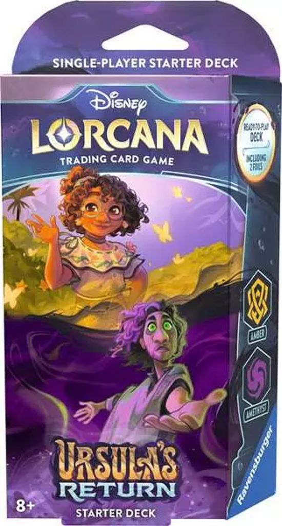 Disney Lorcana: Ursula's Return - Starter Deck Amber and Amethyst (Englisch)