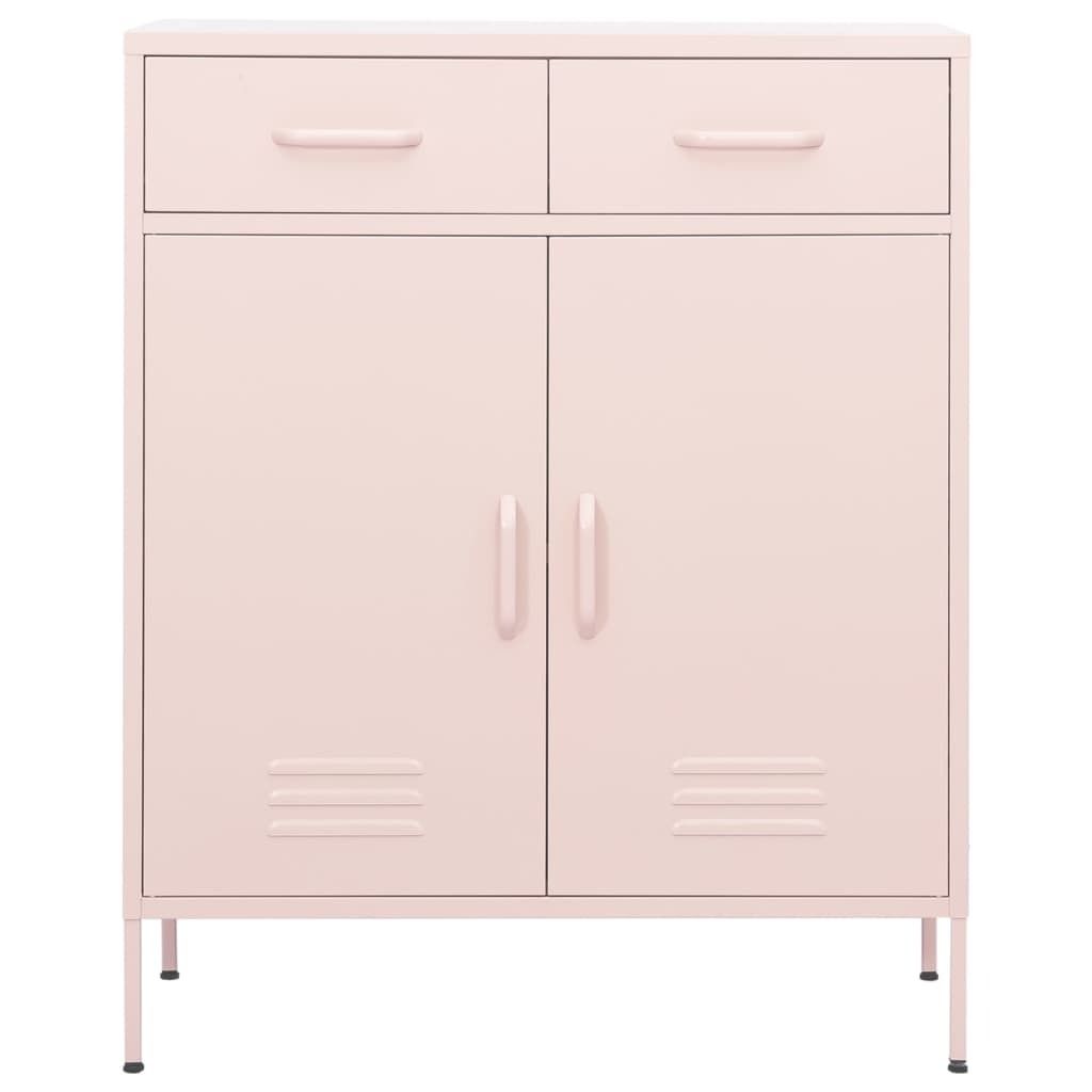 vidaXL Szafka do przechowywania różowa 80x35x101,5 cm Zdjęcie produktu 