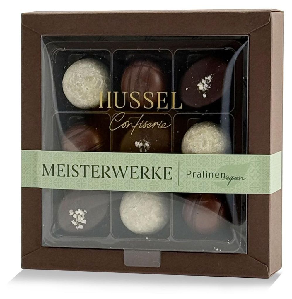 Hussel MEISTERWERKE Pralinenauslese - vegan, 110g