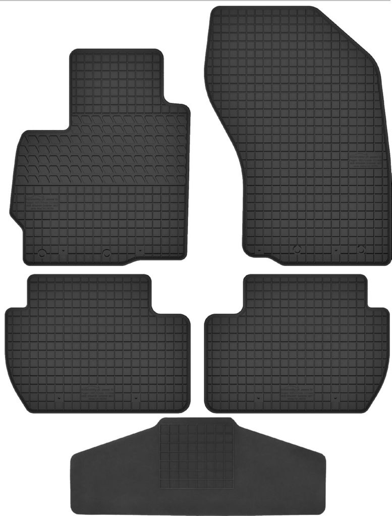 Gummimatten passend für Mitsubishi Outlander mit Tunnelabdeckung