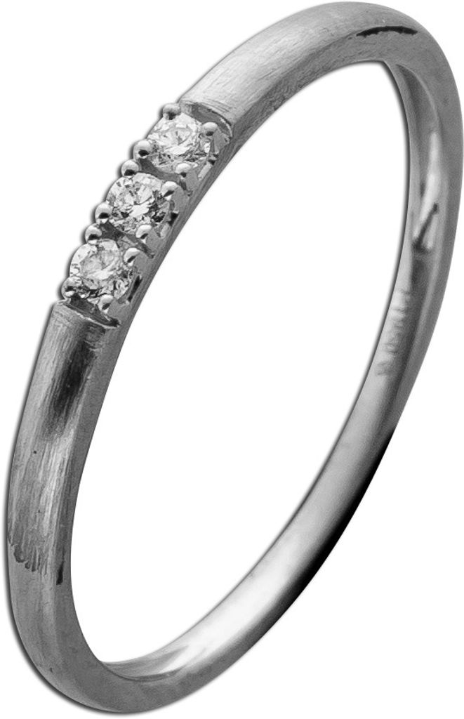 Platin 950 Ring Brillanten W SI 17