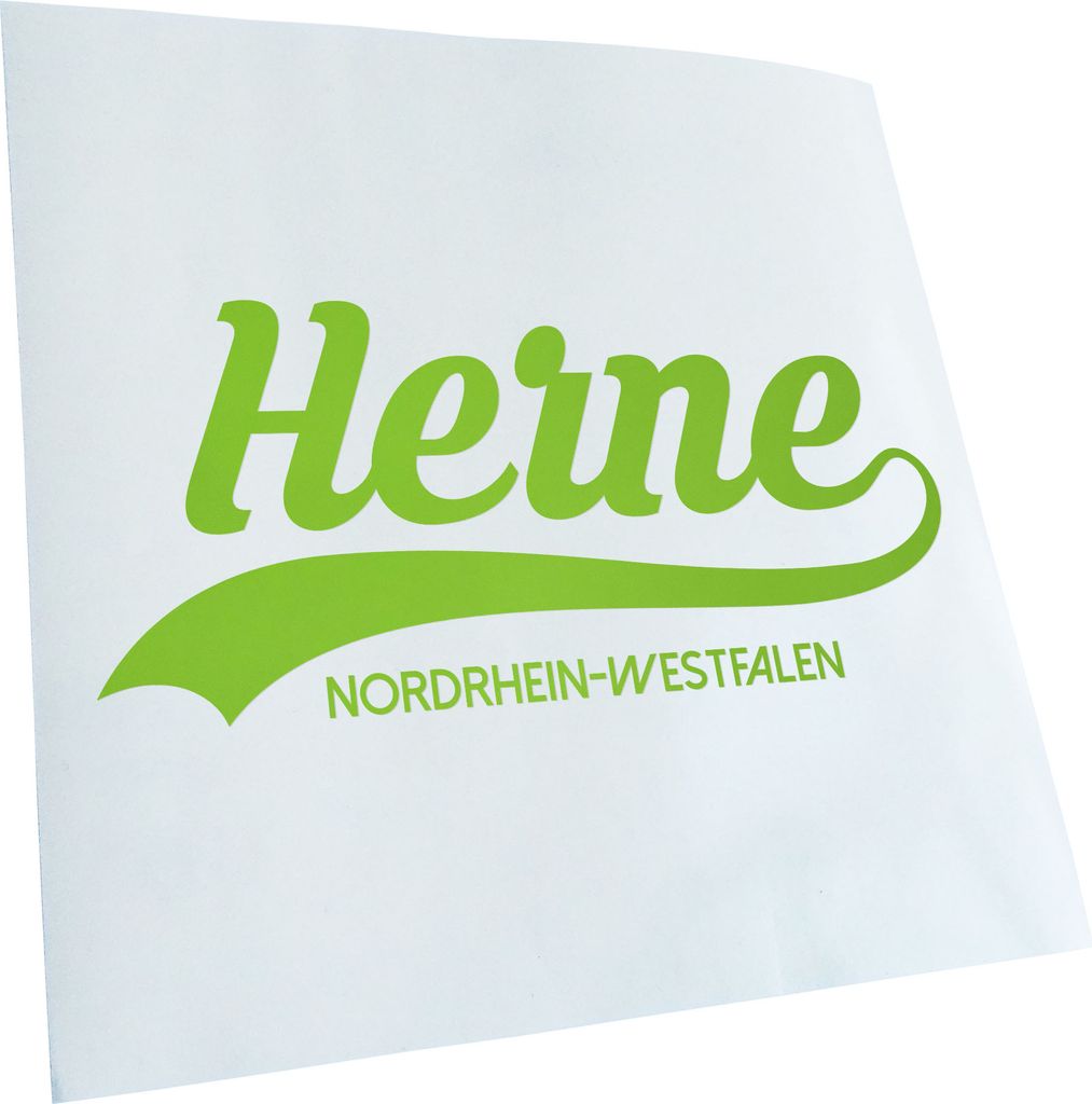 Kiwistar - Autoaufkleber - Herne Nordrhein-Westfalen - Lichtblau - 20x9cm - Aufkleber für Auto, Laptop, Fahrrad, LKW, Motorrad mehrfarbig JDM Deca...