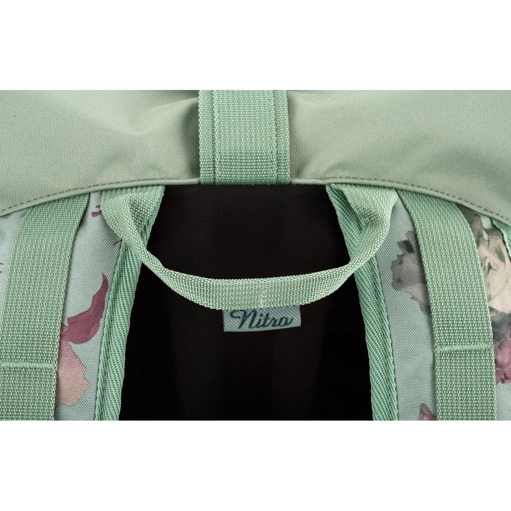 Nitro Scrambler Urban Backpack 28L Dead Flower Verde Tempo Libero - 16