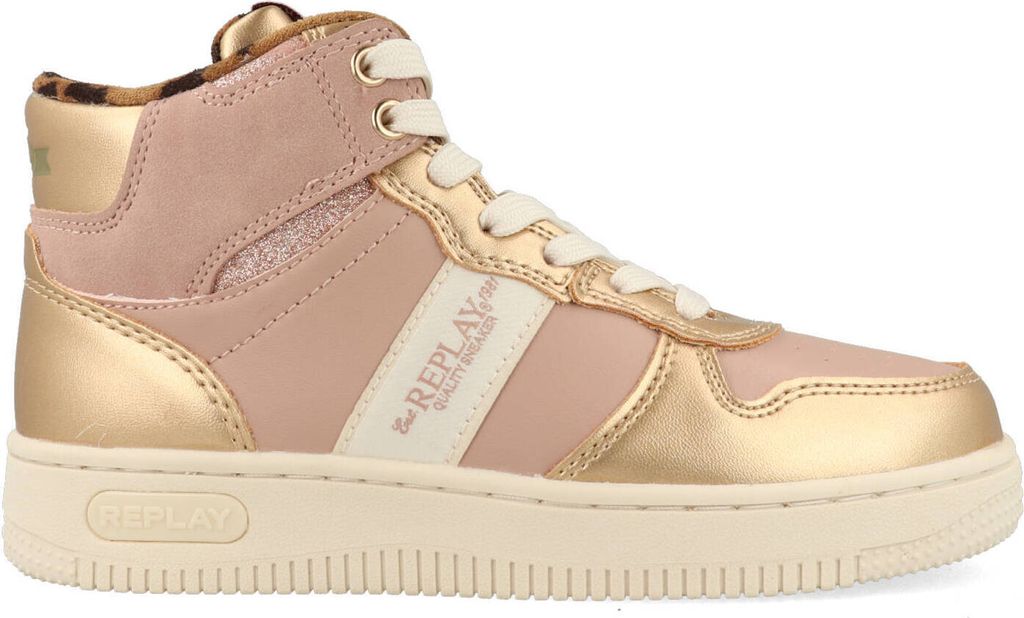 Replay Epic JR Boot Girl 4 JZ430012S-3412 Rosa / Goud-39