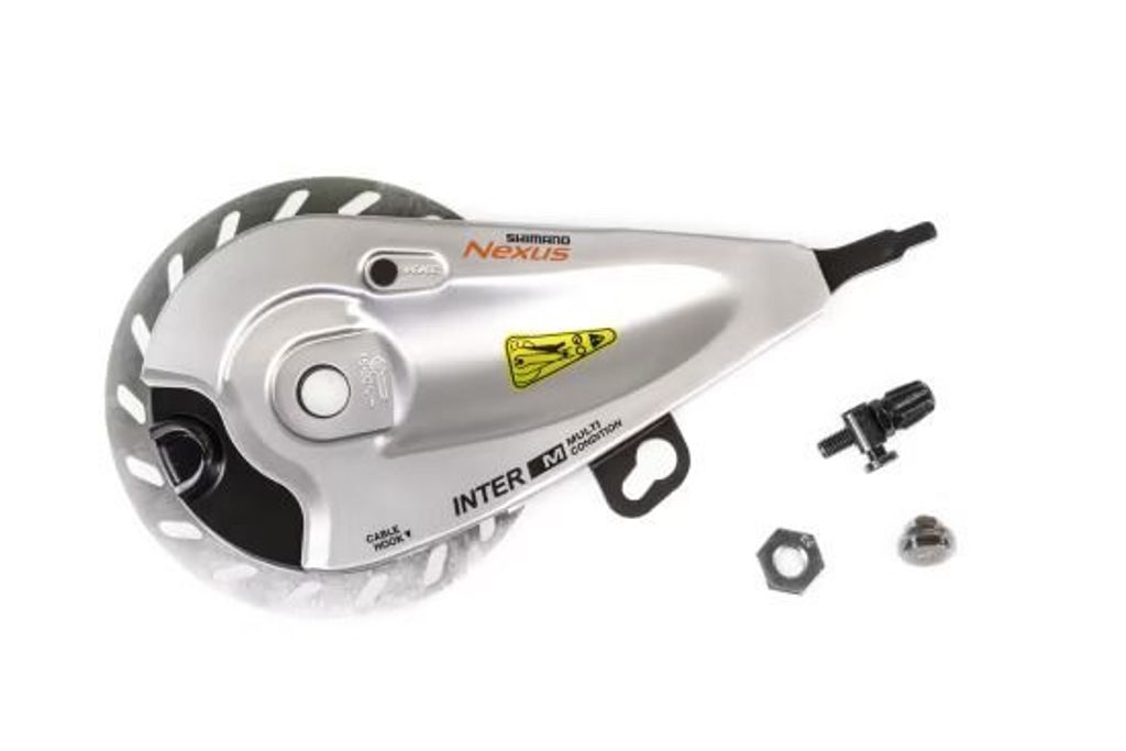 SHIMANO Rollenbremse "Nexus" BR-C3000F Vorn, Kühls silber Produktbild 