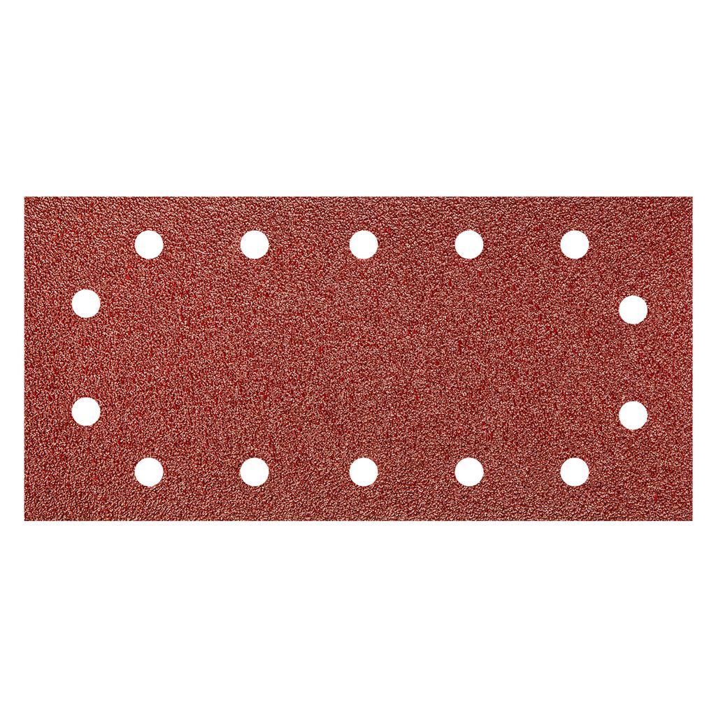 Klett-Schleifpapier 115 x 230 mm, K40, 5 Stück, gelocht