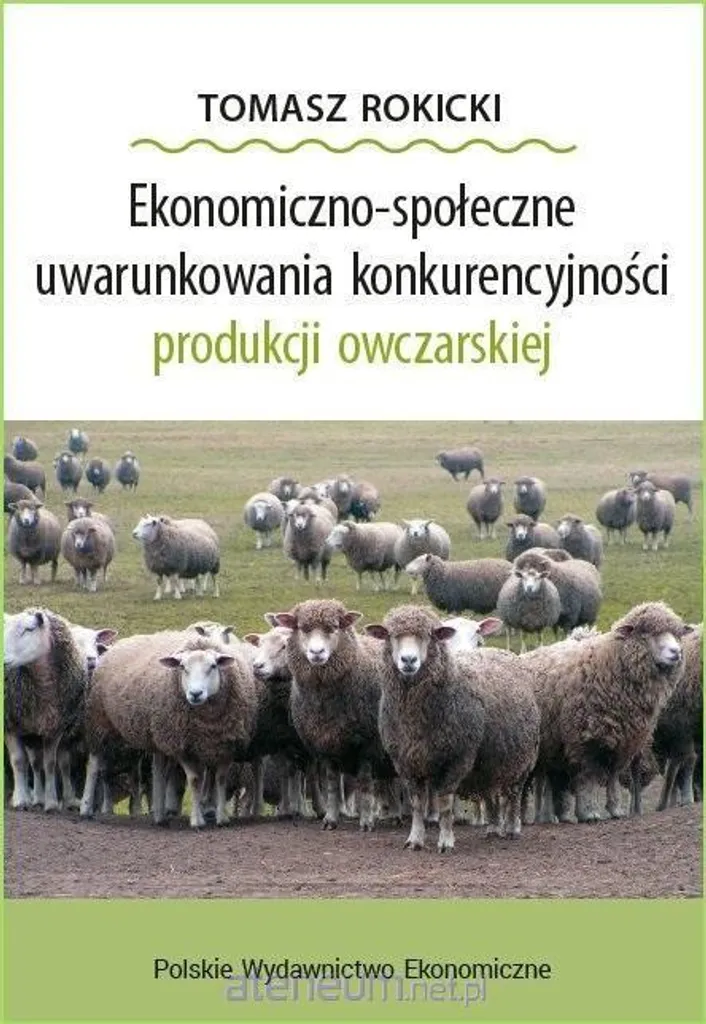 Livre économie production ovine compétitive de Tomasz Rokicki polonais