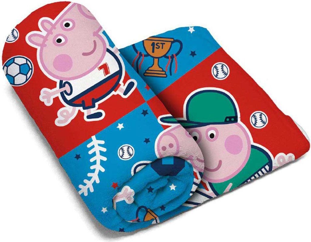Plaid Polaire - Peppa Pig - George -Rocket Power- - 150x95 cm