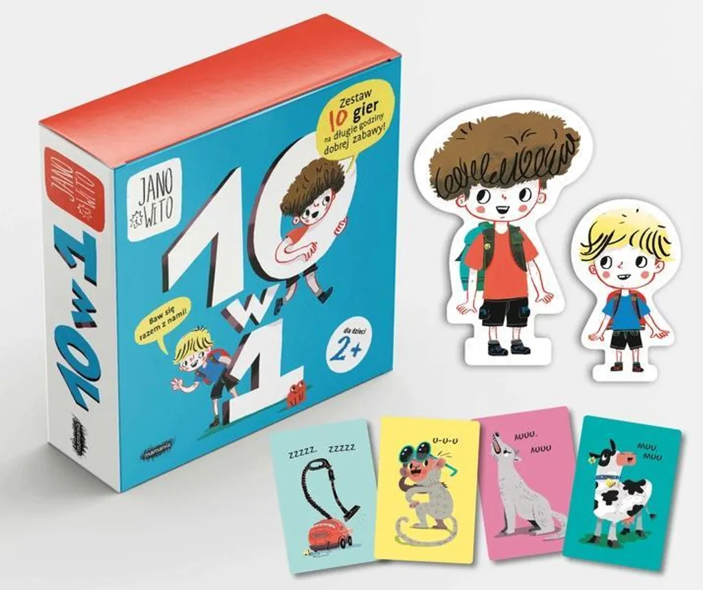 Jeu de Cartes Jano i Wito 10w1 pour Occuper les Enfants avec Créativité