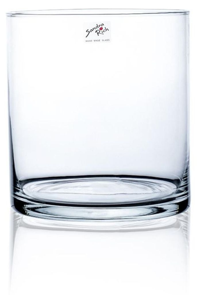 Sandra Rich Dekoglas CYLI Glas zylindrisch rund H. 20cm D. Produktbild 