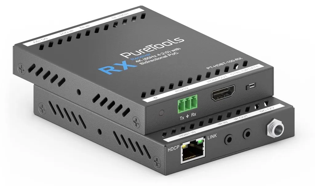 Kit Extension HDMI 4K avec PoC et Infrarouge - PureLink PureTools HDBT - 2