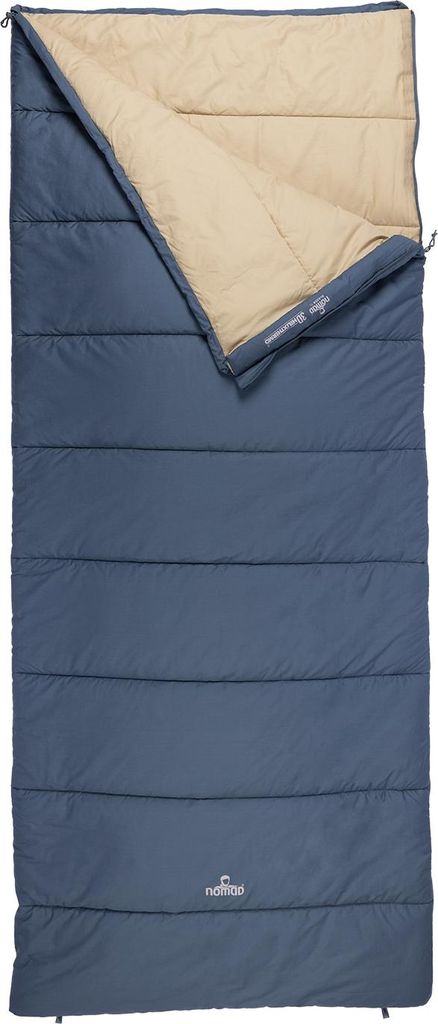 Nomad Blazer XL Deckenschlafsack (Herren bis +3°C / max. Körpergröße 205cm / Gewicht 2,45kg) dark steel XL