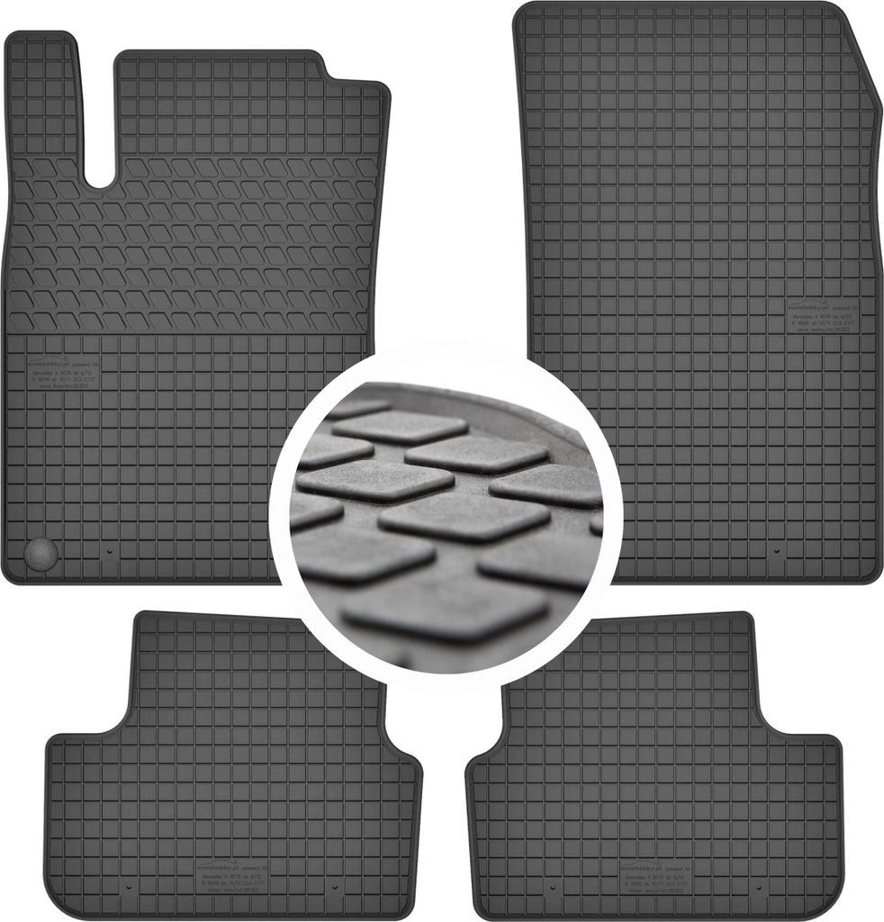 Auto-Fußmatten gummimatten für Mercedes A W176