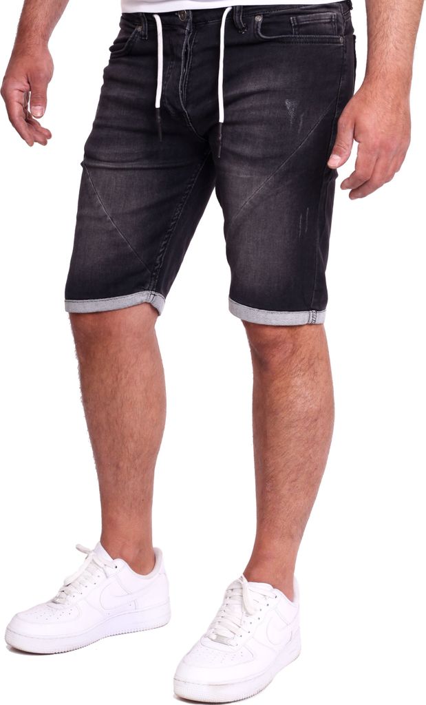 Shorts Herren - Zerrissene Denim-Viertelhose Für Sommer