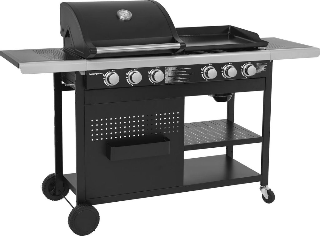 Barbecue duo au gaz VESUVIO - 3 brûleurs + plancha 3 Image du produit 